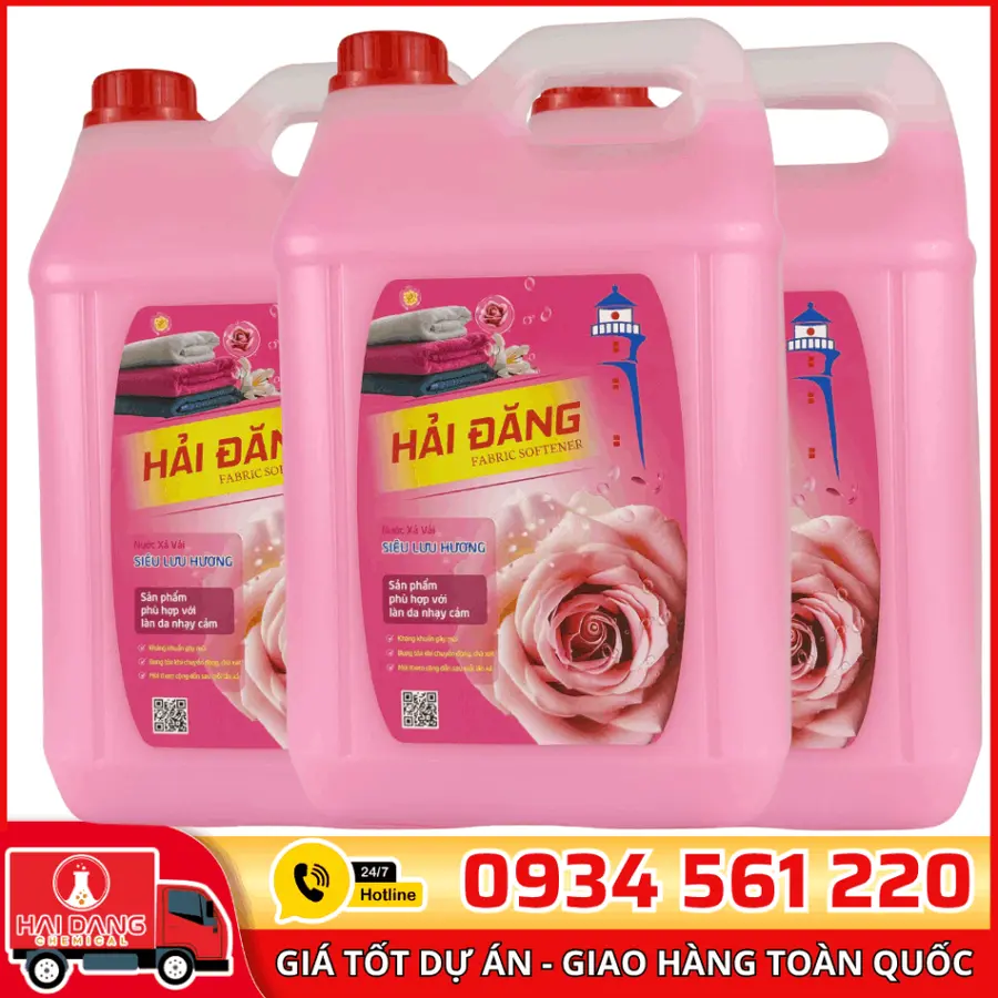 Nước Xả Vải Việt Nam Hải Đăng Hương Hoa Hồng