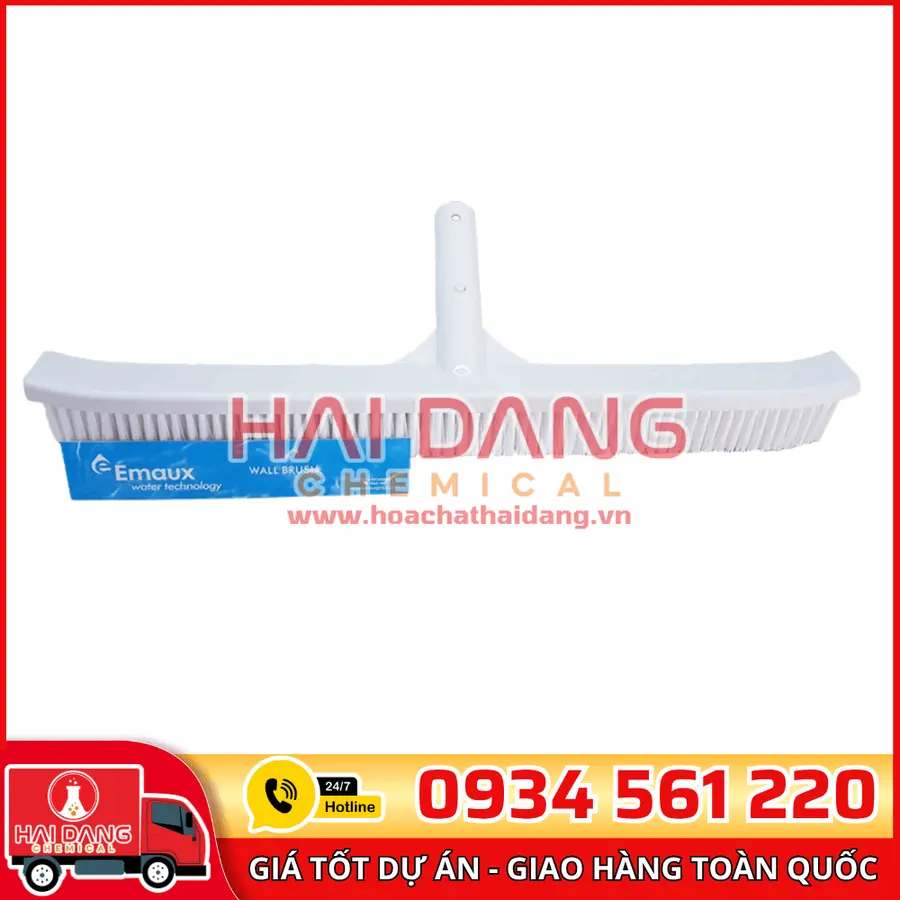 Chổi Cọ Hồ Bơi Emaux CE201 Dạng Cong Vệ Sinh Góc Bể