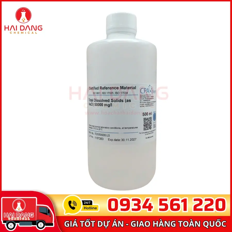 Dung Dịch Chuẩn TDS 50000mg/L NaCl – CPAchem