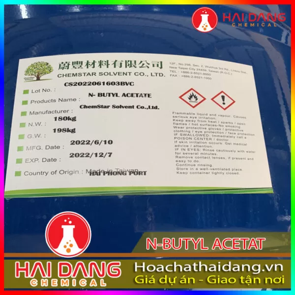 Dung Môi Sản Xuất Sơn N-Butyl Acetate