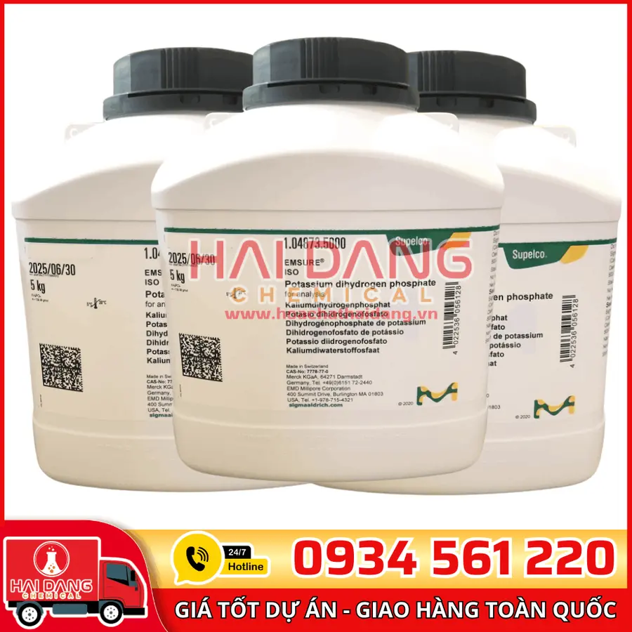 Potassium Dihydrogen Phosphate lọ 5kg - Merck