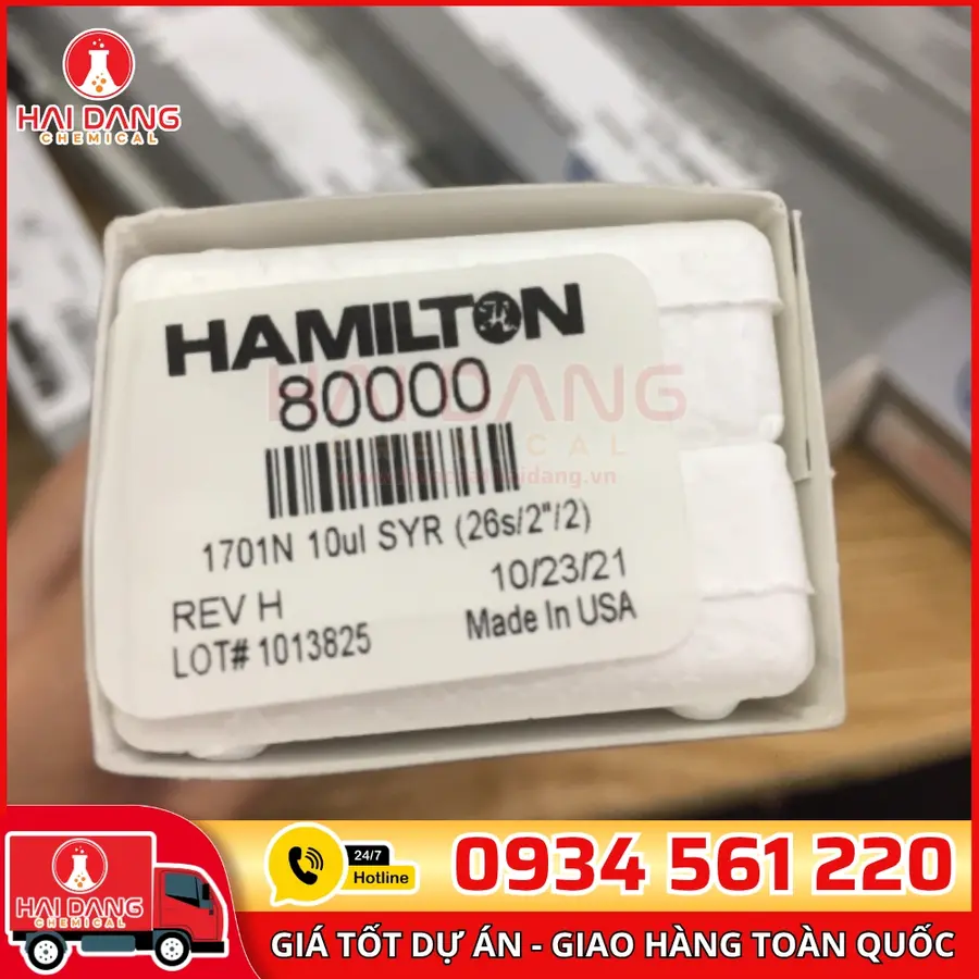 Dụng Cụ Hút Mẫu Syringe 75N 5µL – Mã 87919, Hãng Hamilton – USA