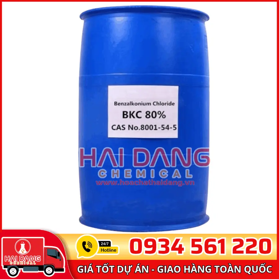 Benzalkonium Chloride BKC Anh, Trung Quốc, Việt Nam