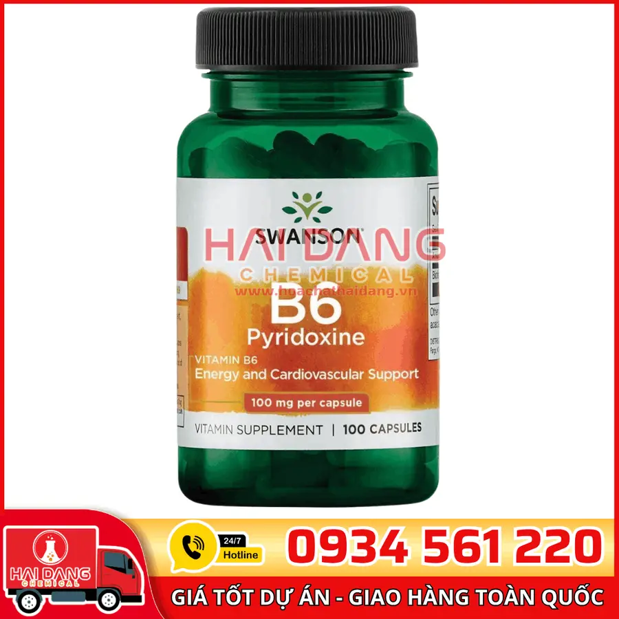 Vitamin B6 Pyridoxine HCl Trung Quốc – Dược Phẩm Cao Cấp