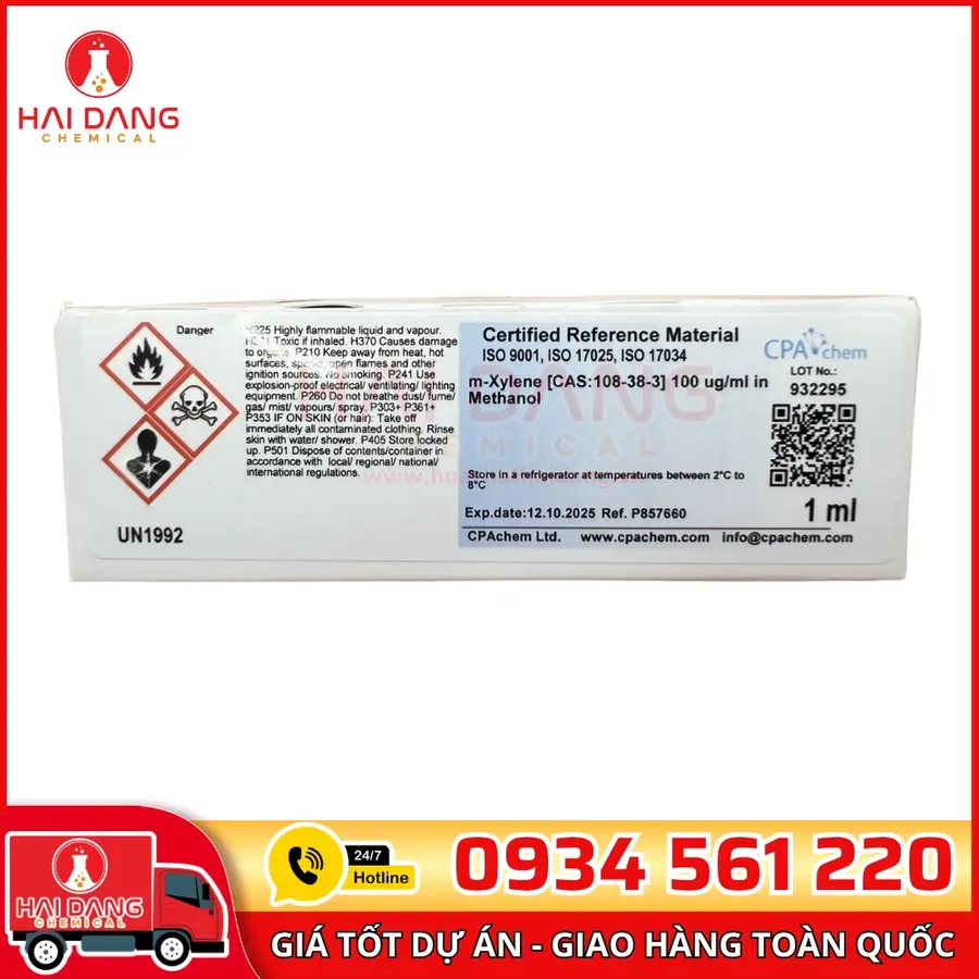 Dung Dịch Chuẩn m-Xylene 10µg/ml 1ml CPAchem
