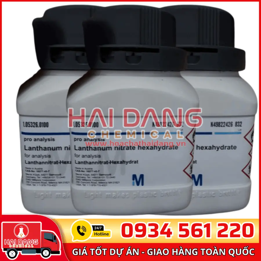 Lanthanum nitrate hexahydrate lọ 100g - Merck