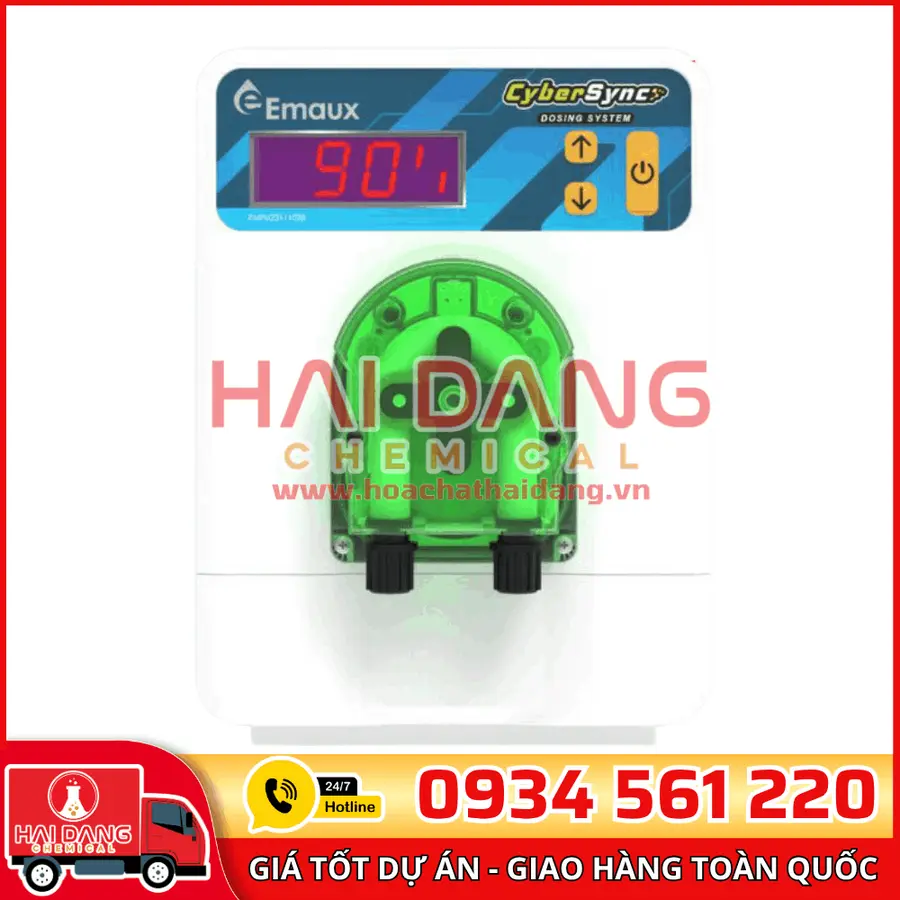 Bơm Định Lượng Emaux Cybersync Đo pH Và ORP Tự Động
