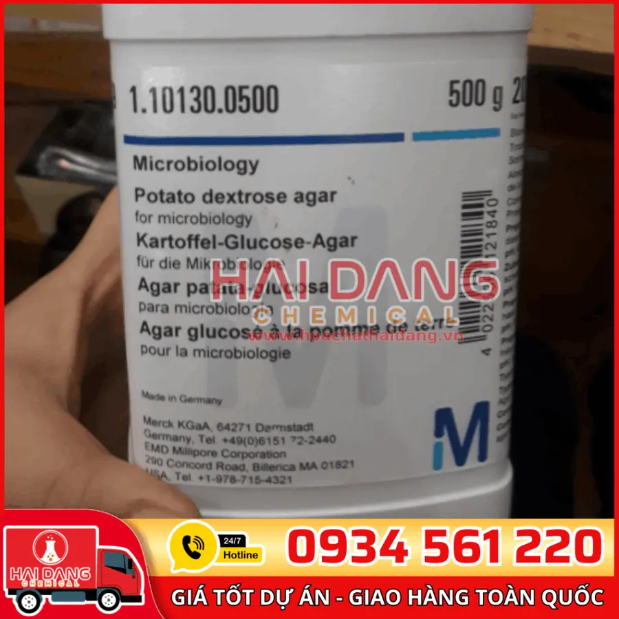 Potato Dextrose Agar (PDA) lọ 500g - Merck