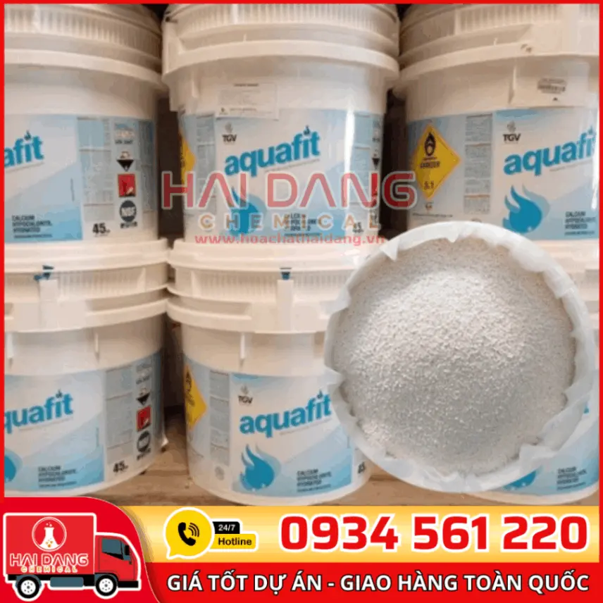 Chlorine Ấn Độ Aquafit 70% Ca(ClO)2