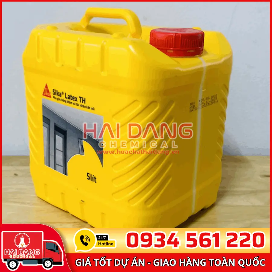 Sika Latex TH – Tăng Kết Nối & Chống Thấm Cho Vữa Xi Măng