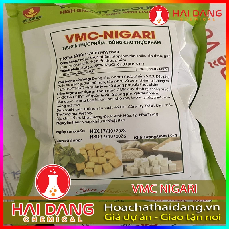 Phụ Gia Tạo Đông Đậu Hũ Thay Thế Nước Chua Vmc Nigari