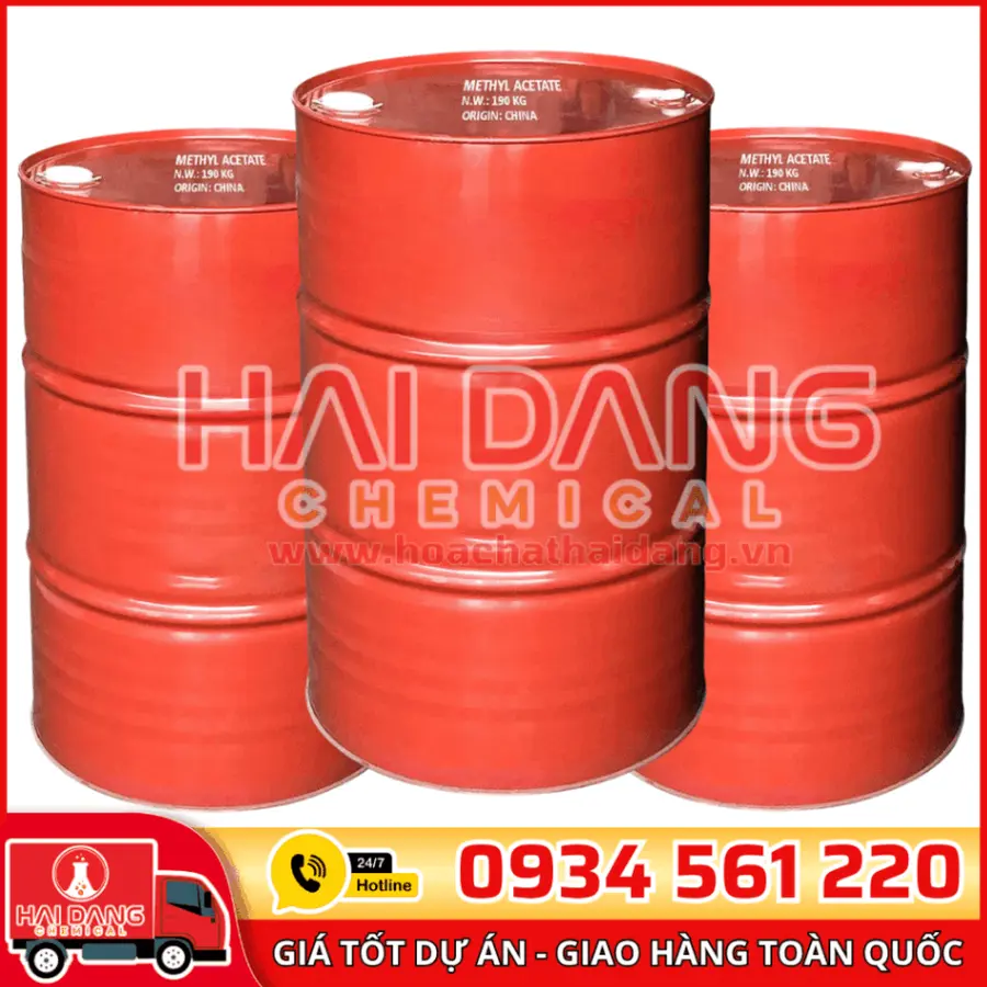 Dung Môi Methyl Acetate C3H6O2 Trung Quốc 190kg
