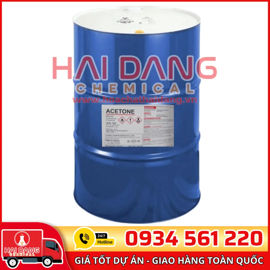 Acetone Taiwan Đài Loan C3H6O 160kg