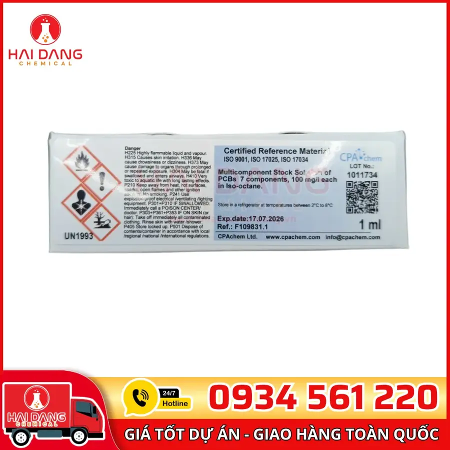 Dung Dịch Chuẩn Mix PCBs 7 Thành Phần 100mg/L CPAchem