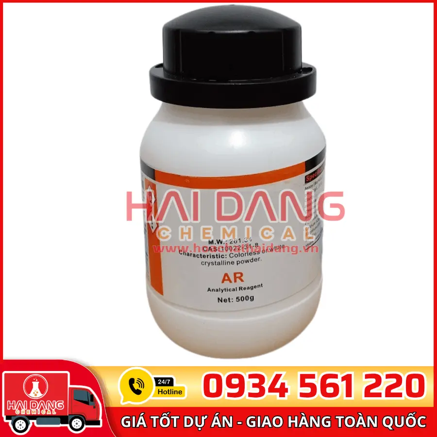 Titan Oxit TiO₂, lọ 500g - hãng Xilong