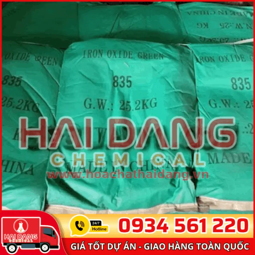 Oxit Sắt Xanh Iron Oxide Green Trung Quốc