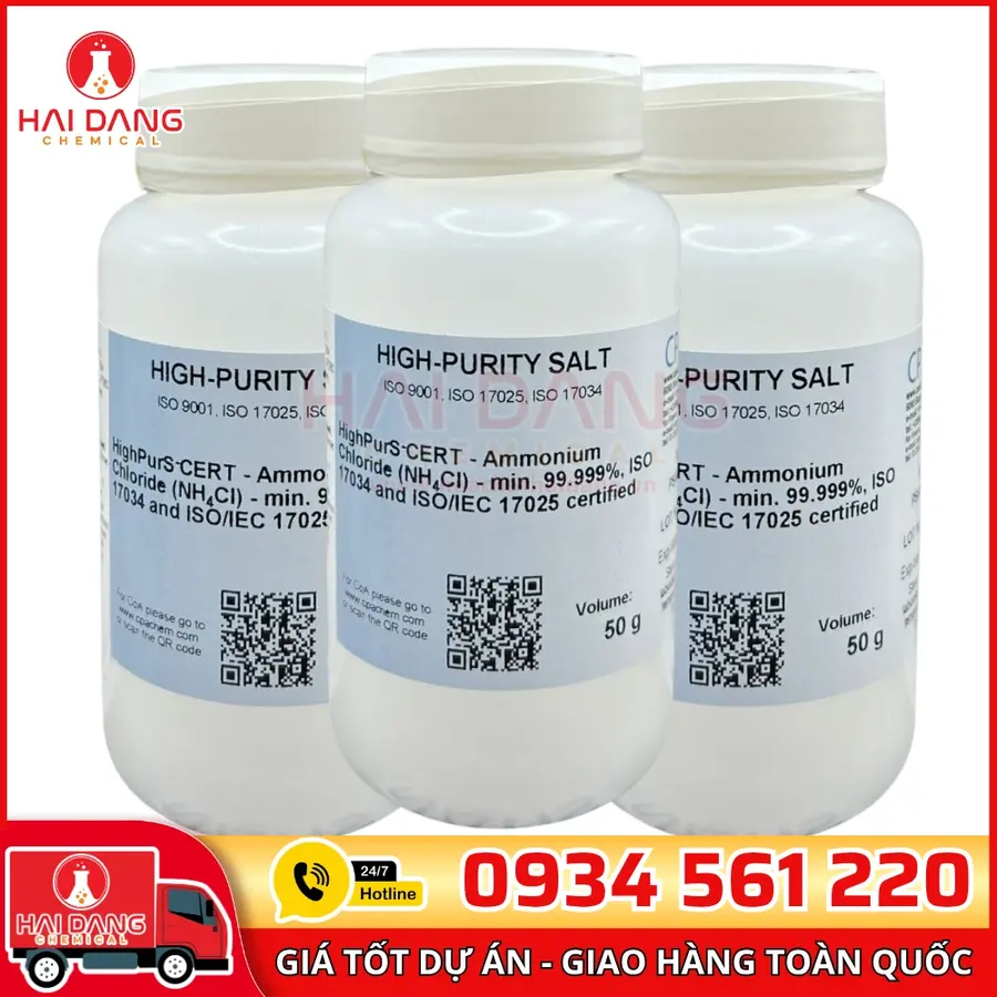 Ammonium Chloride 99.999% 50g HighPurS-CERT CPAchem