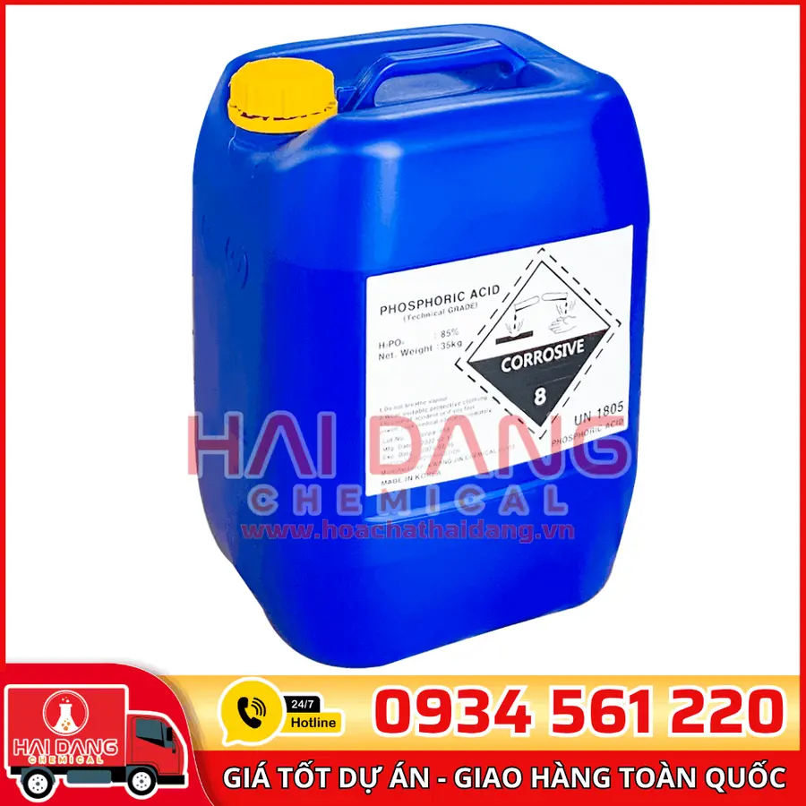 Acid Phosphoric H₃PO₄ 85% Việt Nam Hàn Quốc Trung Quốc