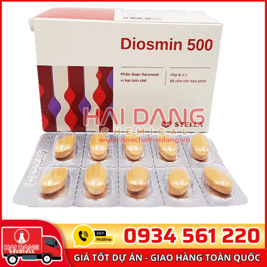 Diosmin Trung Quốc – Nguyên Liệu Dược Phẩm Chống Suy Tĩnh Mạch
