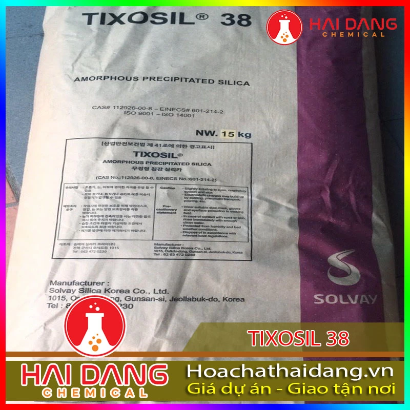 Phụ Gia Thực Phẩm Chất Chống Vón TIXOSIL 38 Hàn Quốc