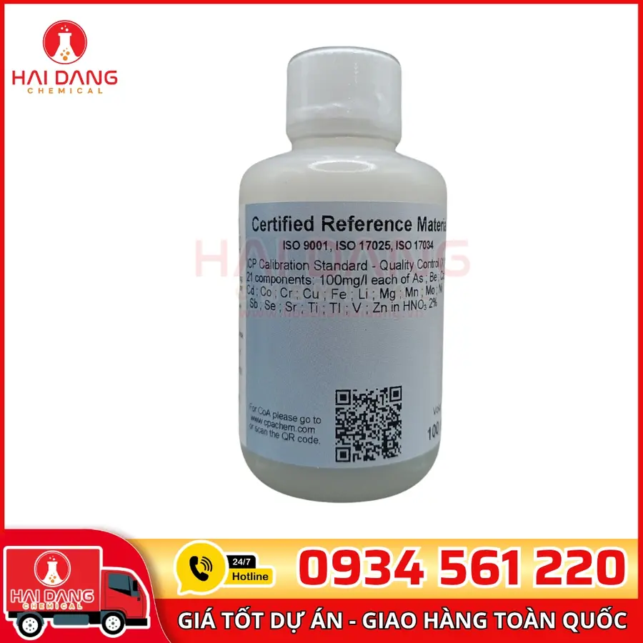 Dung Dịch Chuẩn ICP 21 Thành Phần 100mg/L CPAchem
