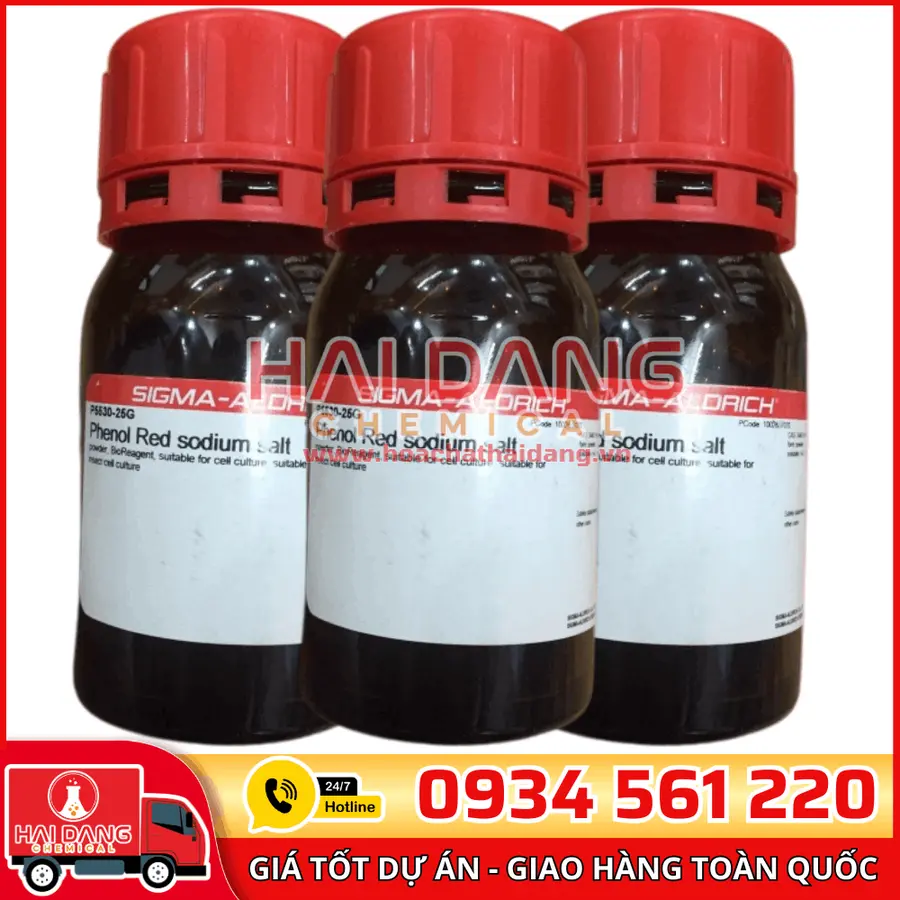 Phenol Red sodium salt lọ 25g, hãng Sigma