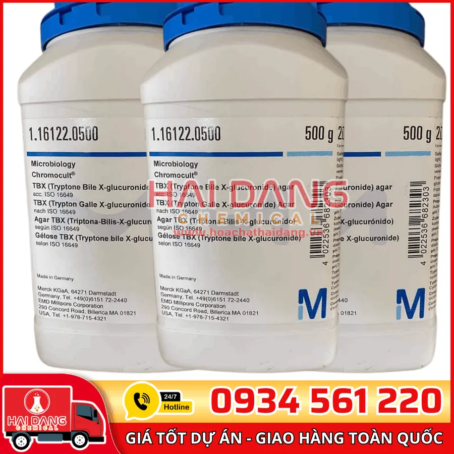 TBX (Tryptone Bile X-glucuronide) agar lọ 500g - Merck