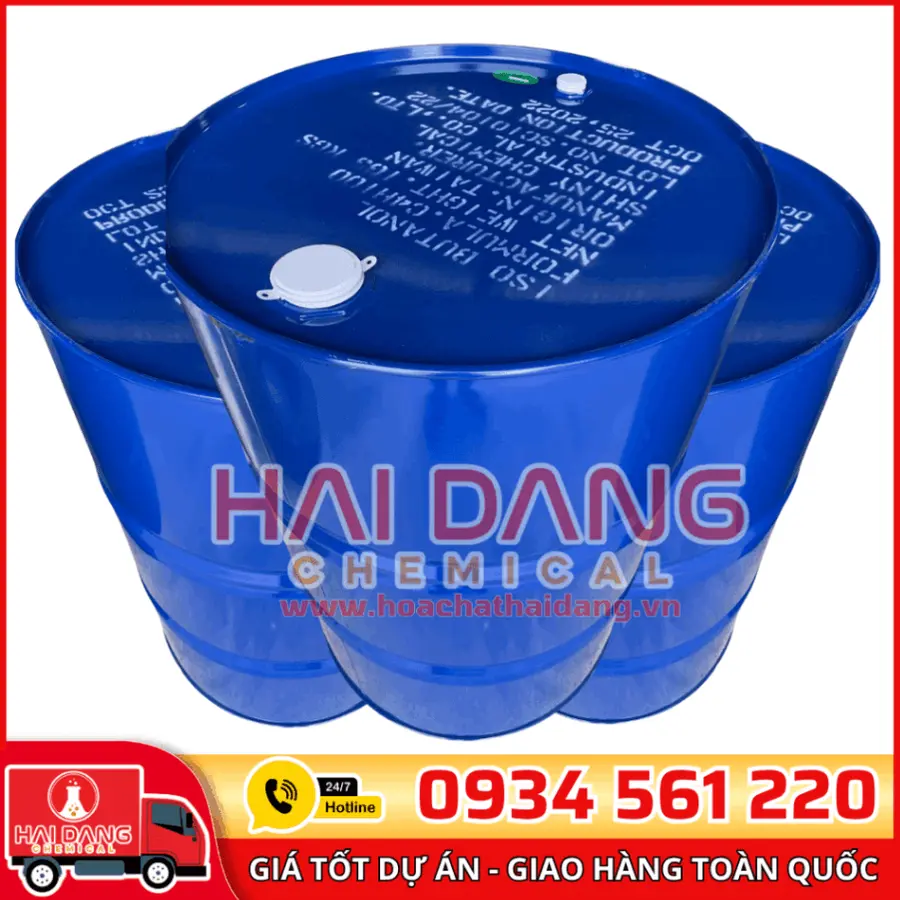 Dung Môi Iso Butanol C₄H₁₀O Đài Loan 165kg