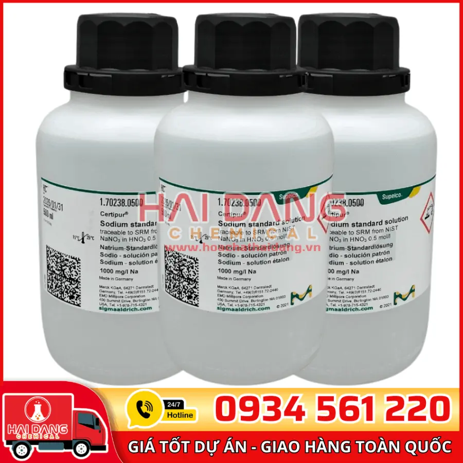 Dung dịch chuẩn Silicon (Si) 1000 mg/L lọ 500ml - Merck