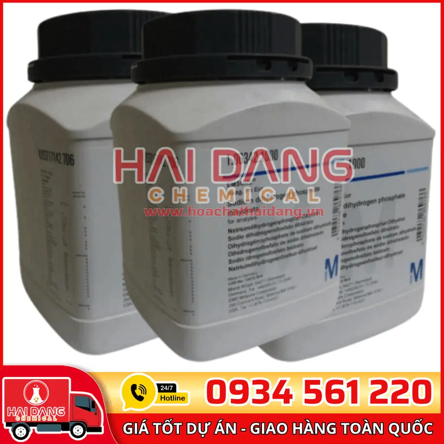 Sodium Dihydrogen Phosphate Dihydrate, lọ 1kg – Merck