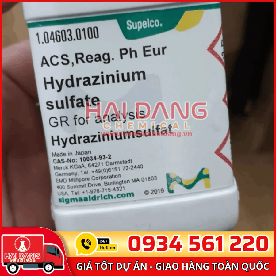 Hydrazinium Sulfate lọ 100g - Merck