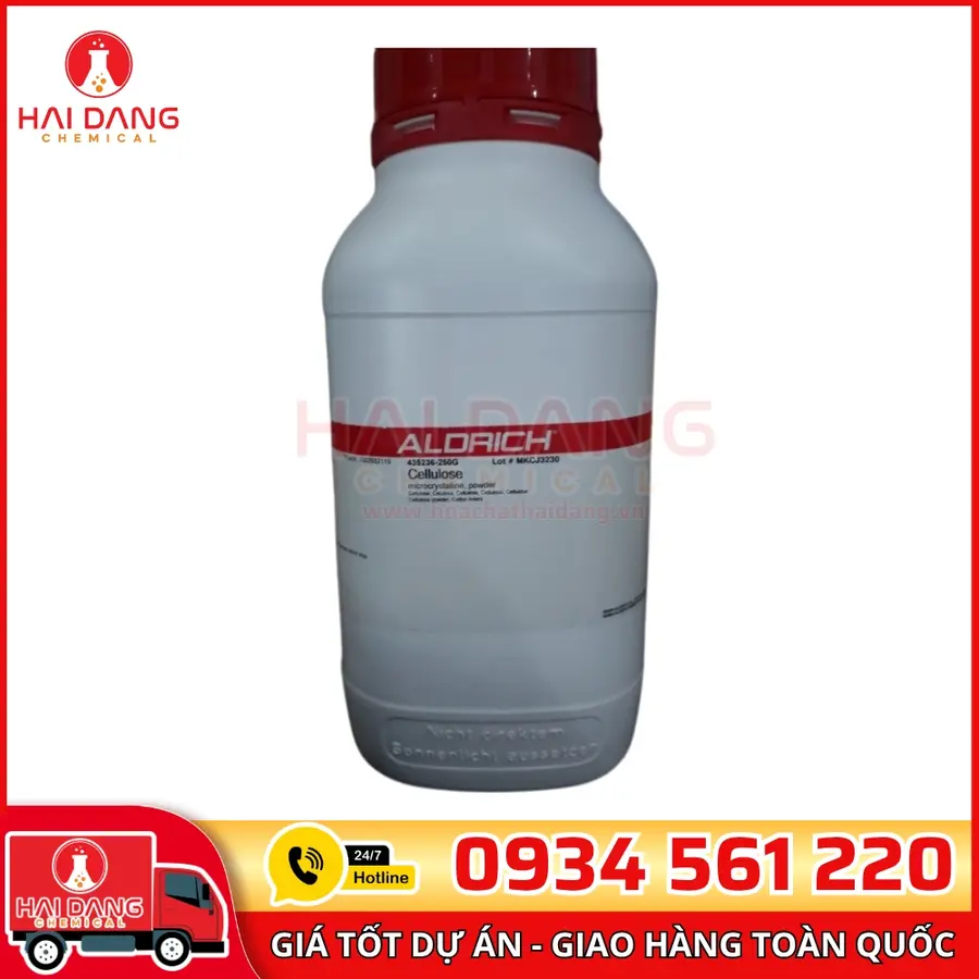 Cellulose Powder lọ 500g, hãng Alpha Chemika