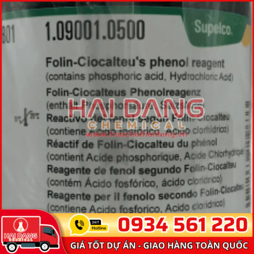 Folin-Ciocalteu's Phenol Reagent lọ 500ml - Merck