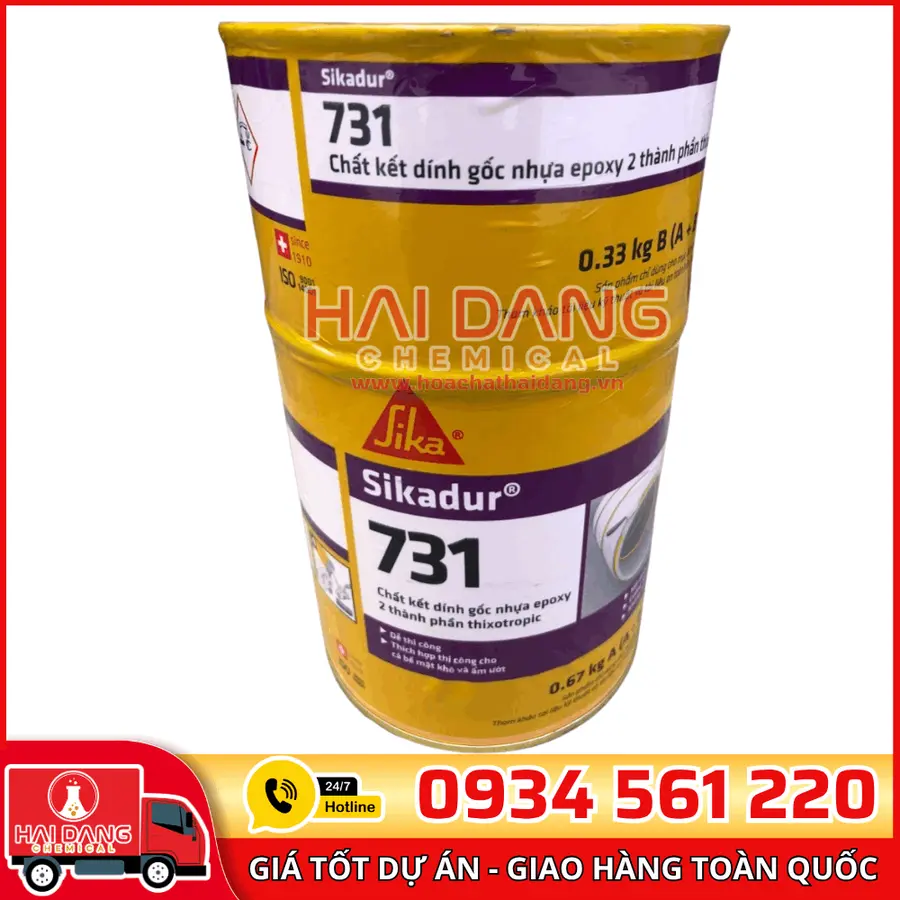 Sikadur 731, 732, 752 – Keo Epoxy Dán Kết Cấu Chuyên Dụng