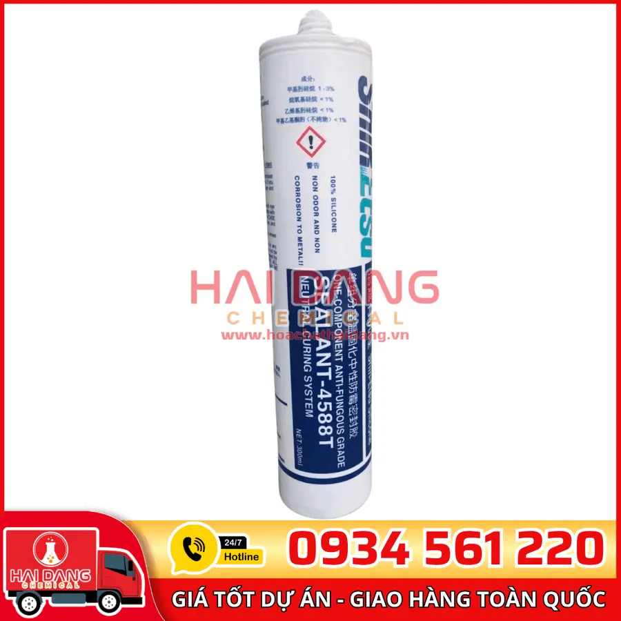 Keo Silicone Shin Etsu 4588T – Trám Khe Bám Chắc, Chống Thấm Tốt