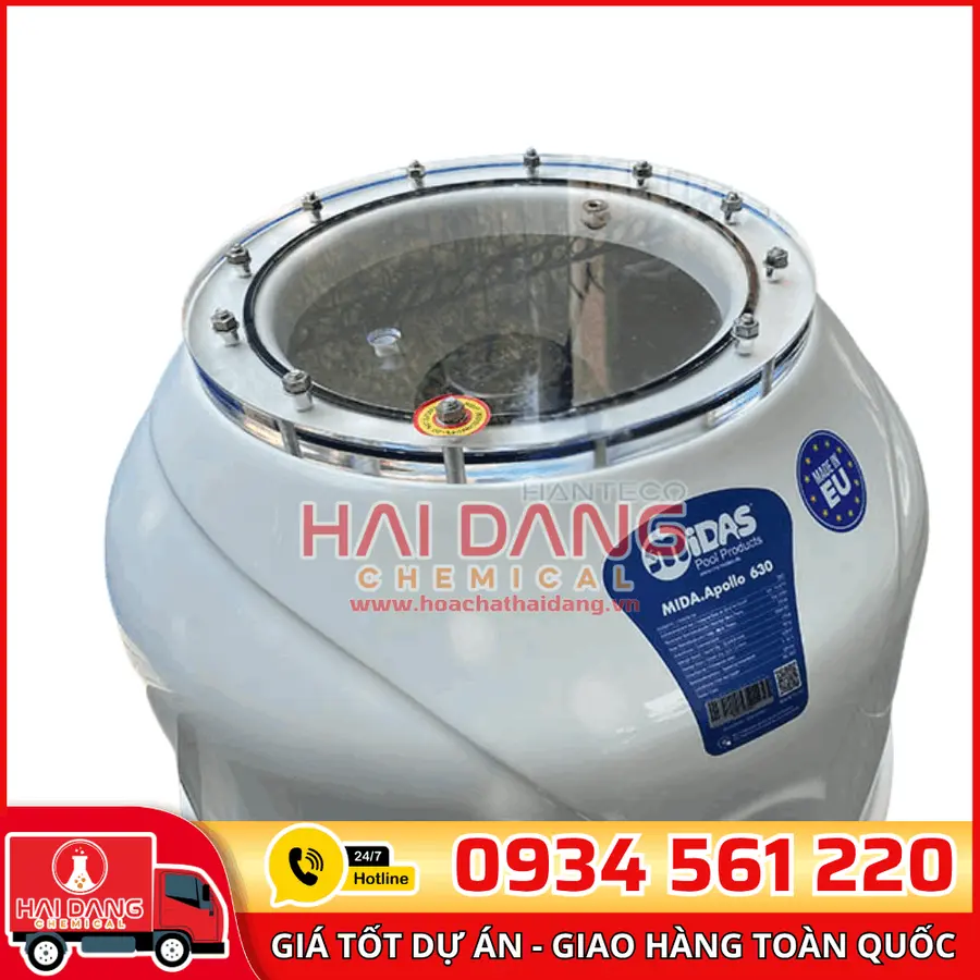 Bình Lọc Cát Bể Bơi MIDA.APOLLO – Nhập Khẩu Đức, Thiết Kế Hiện Đại