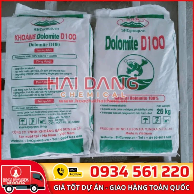 Dolomit Việt Nam Bao 25kg