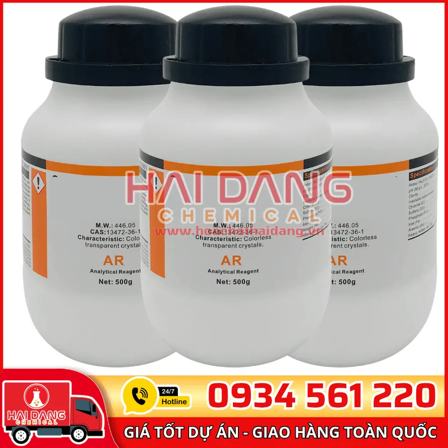 Methyl Red C₁₅H₁₅N₃O₂, lọ 500g - hãng Xilong