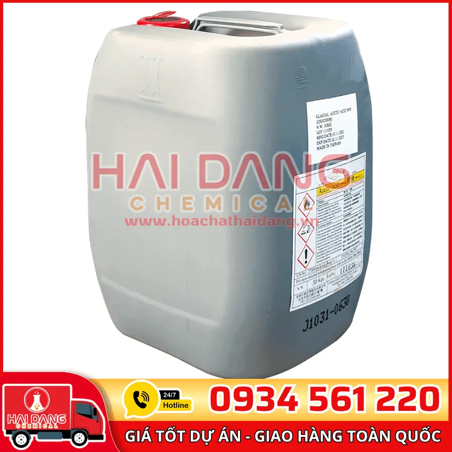 Acetic Acid CH3COOH Đài Loan 99%