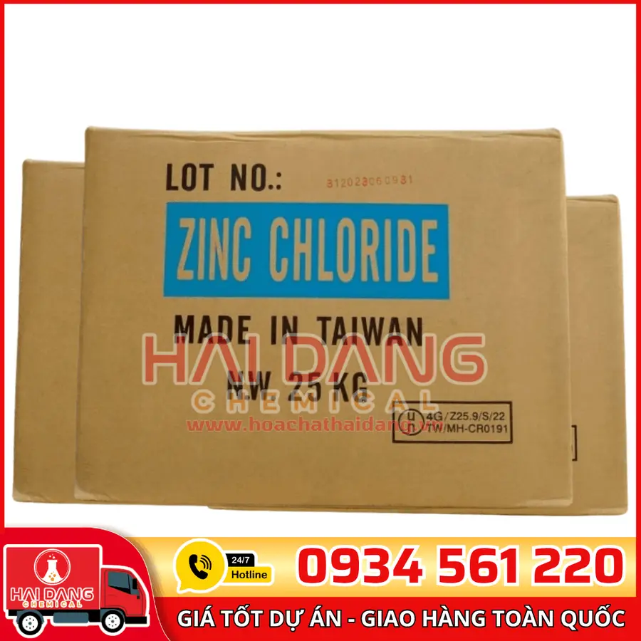 Zinc Chloride (ZnCl₂) 98% Taiwan