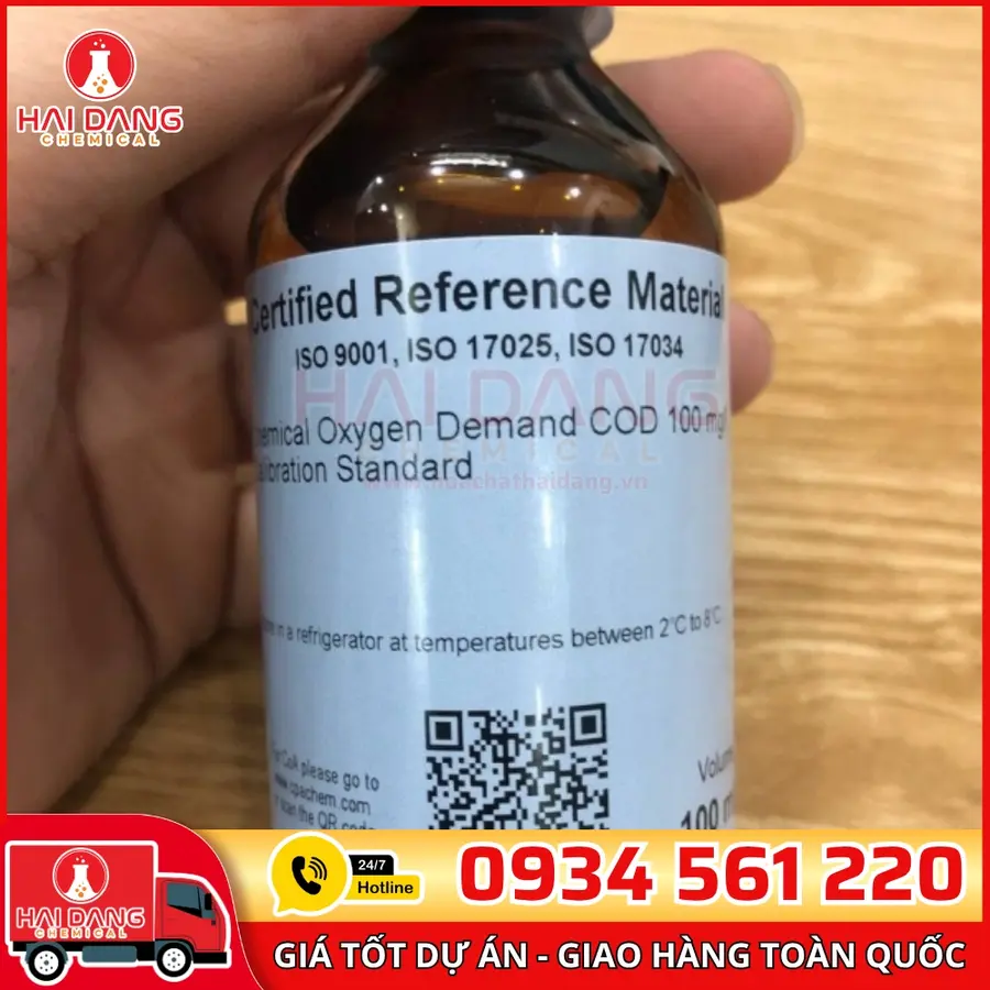 Dung Dịch Chuẩn COD 100mg/L 500mL – CPAchem