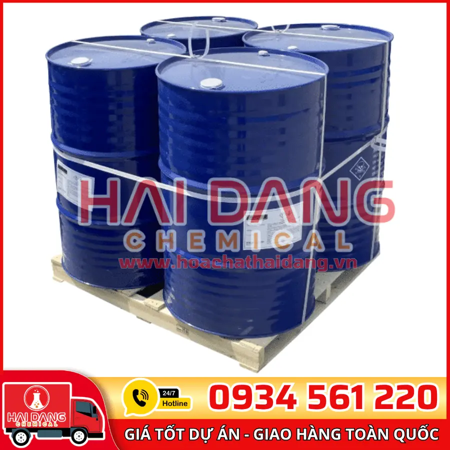Dung Môi Methyl Chloride Đài Loan CH3Cl Phuy 260kg