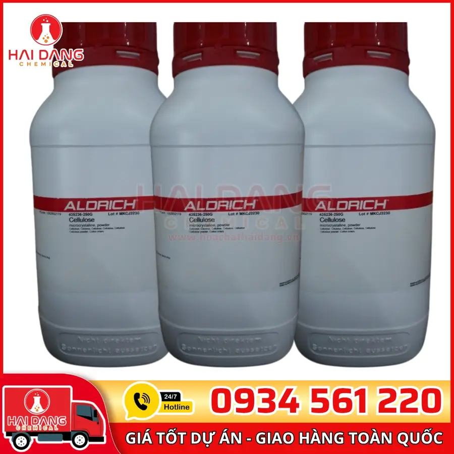 Cellulose Powder lọ 500g, hãng Alpha Chemika