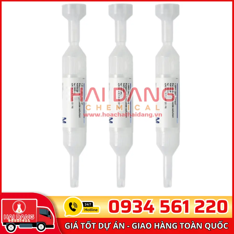 Ống chuẩn Potassium Iodate (KIO₃) 0.1N – Merck