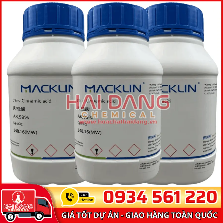 Trans-Cinnamic acid AR 99% 500g - Macklin