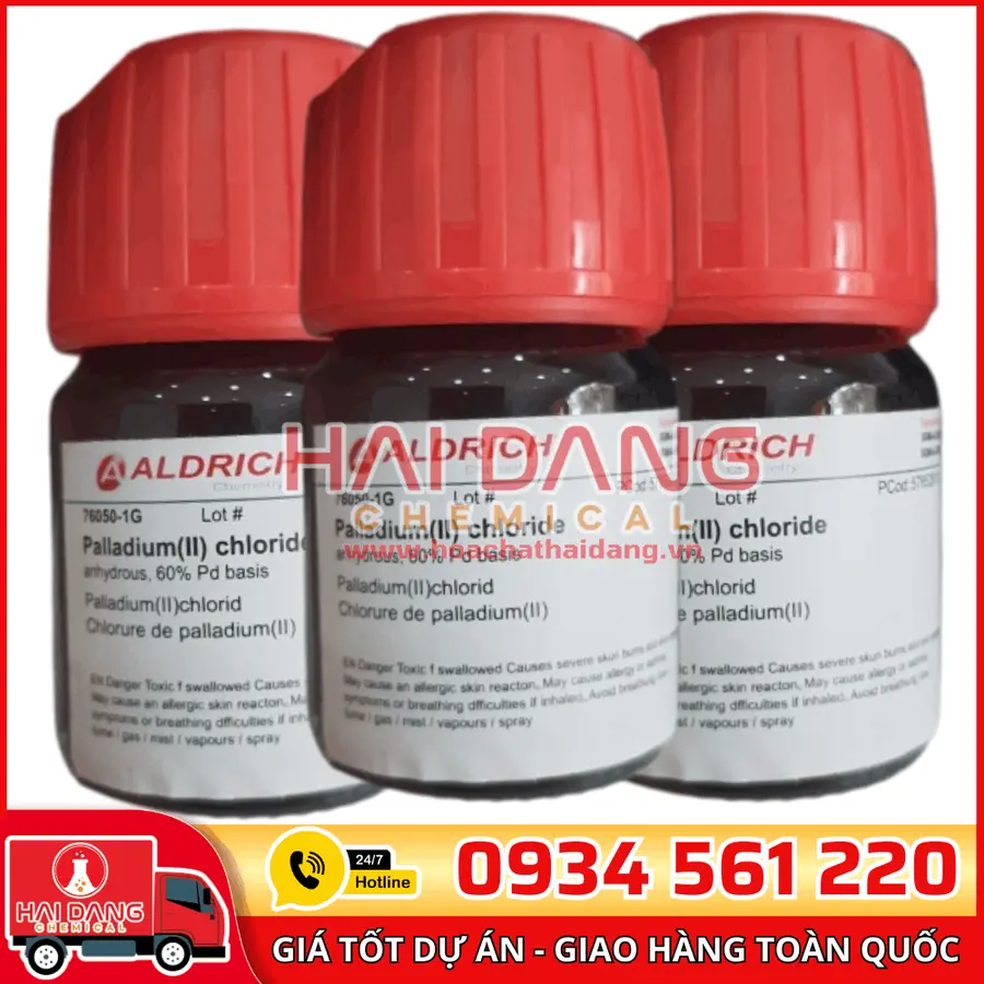 Palladium(II) chloride lọ 1g, hãng Sigma