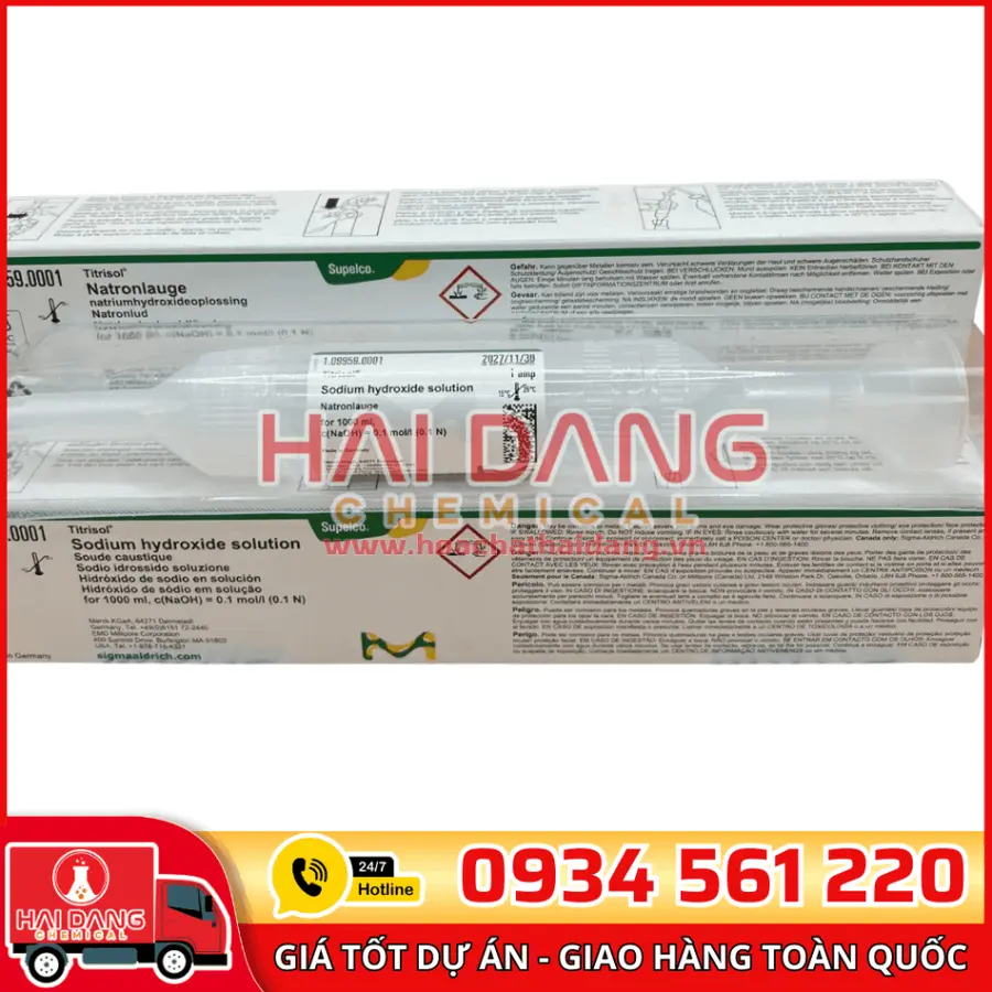 Ống chuẩn NaOH 1N – Merck