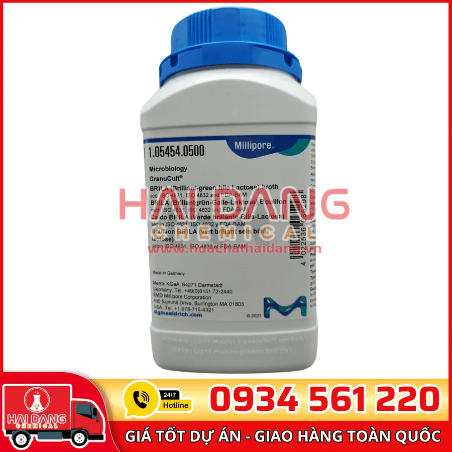 BRILA (Brilliant-green bile Lactose) broth lọ 500g - Merck
