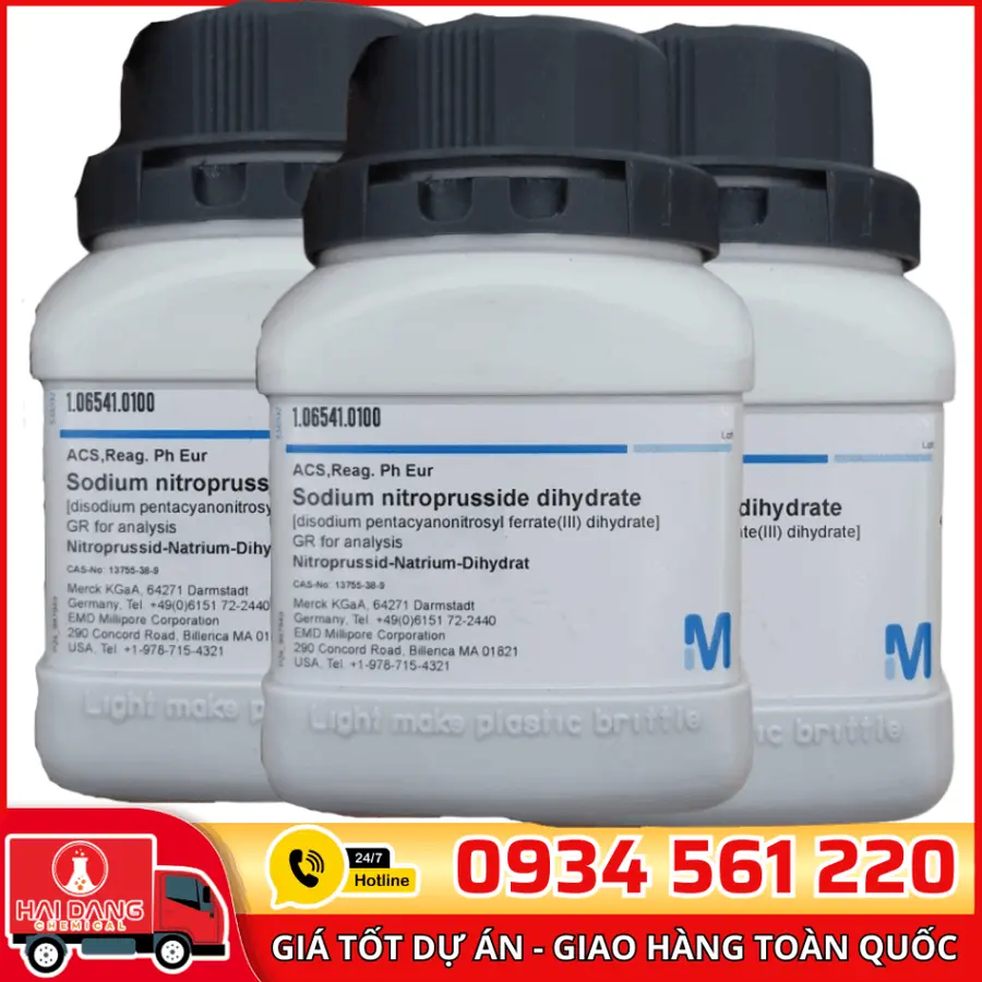 Sodium Nitroprusside Dihydrate, lọ 100g – Merck