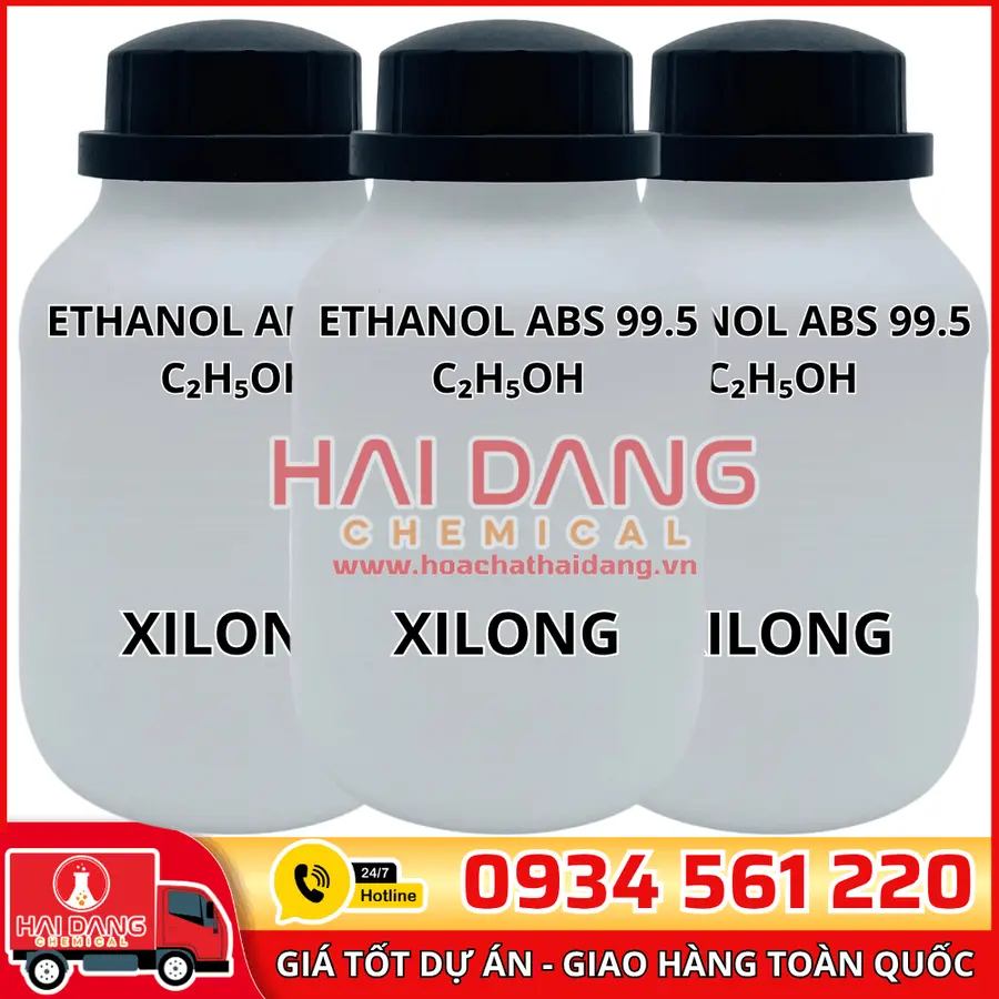Ethanol Abs 99.5% C₂H₅OH, lọ 500g - hãng Xilong